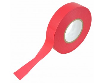 19mm x 33m Red PVC Electrical Insulation Tape